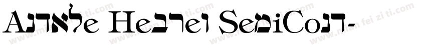 Andale Hebrew SemiCond字体转换